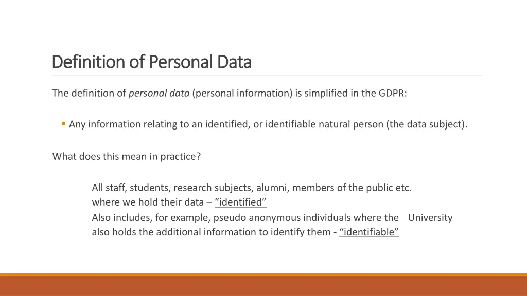 definition of personal data definition