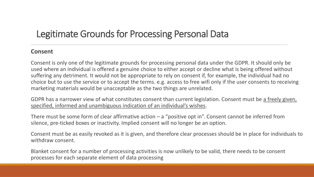 legitimate grounds for processing personal data 2