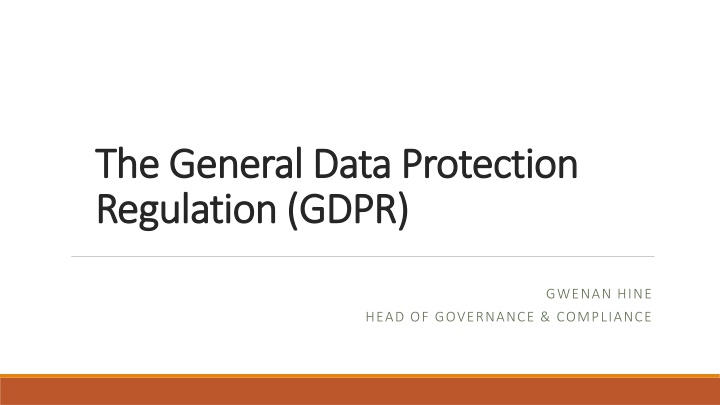 the general data protection the general data