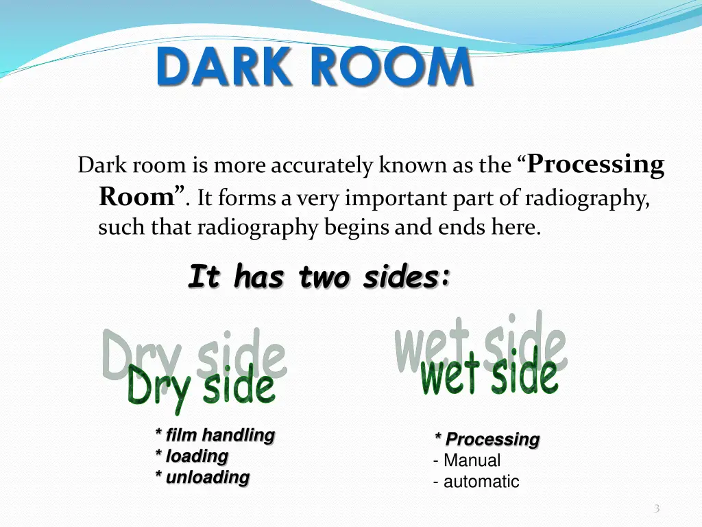 dark room