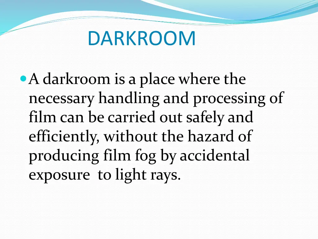 darkroom