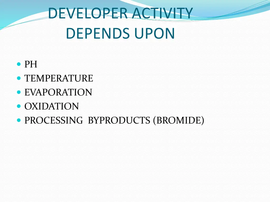 developer activity depends upon