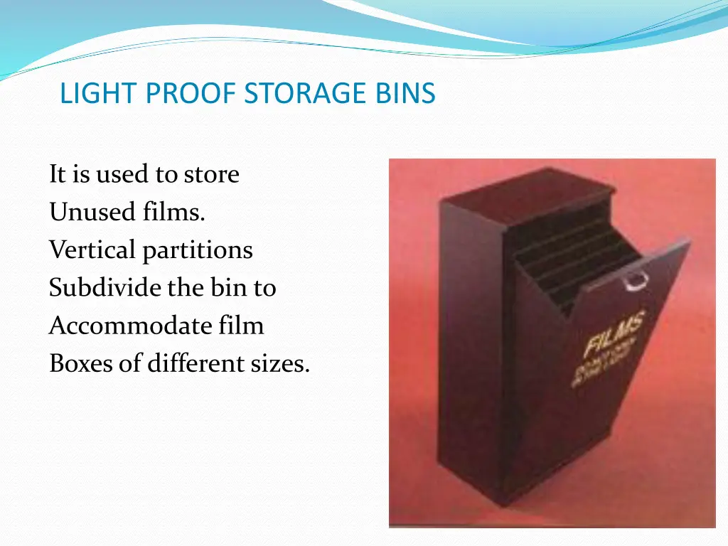 light proof storage bins