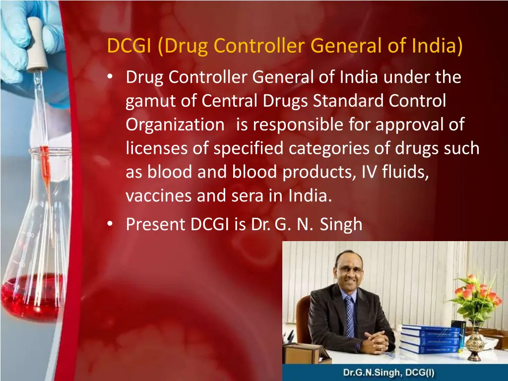 dcgi drug controller general of india drug