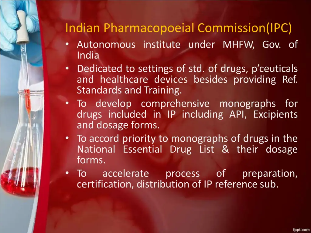 indian pharmacopoeial commission ipc autonomous