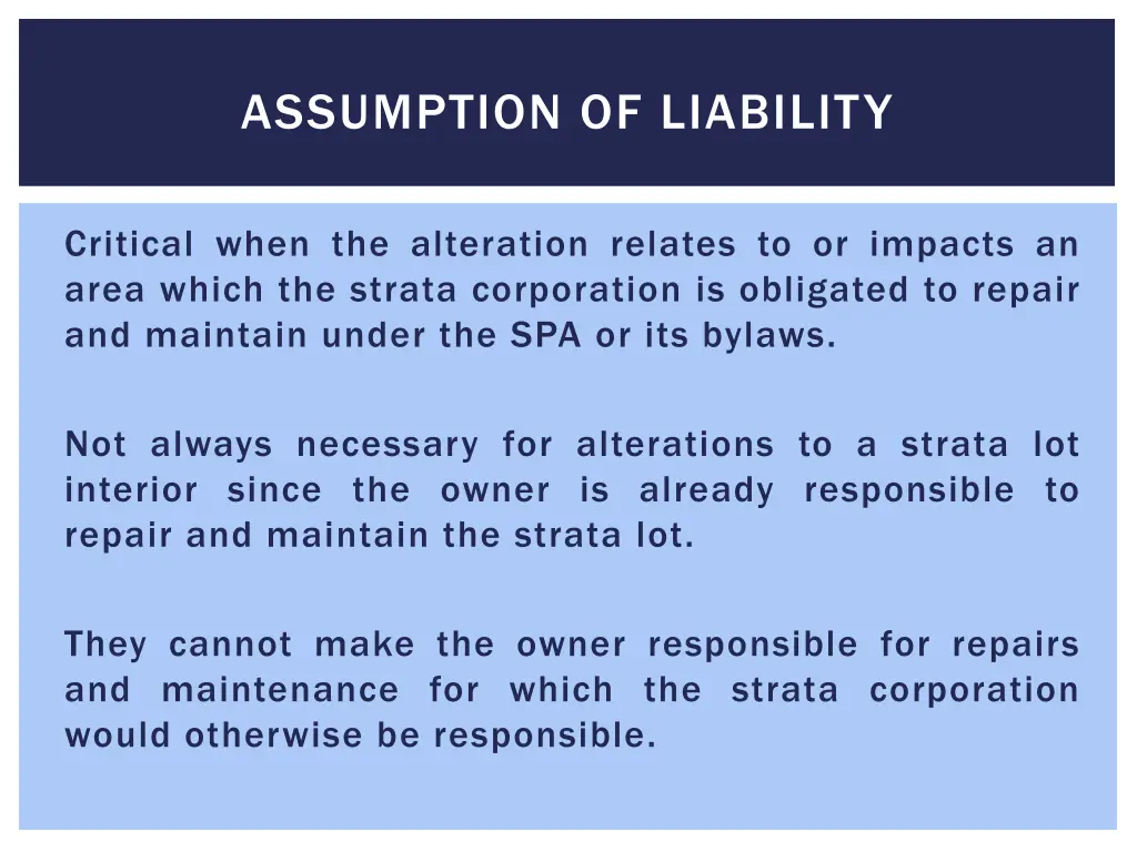 assumption of liability 2