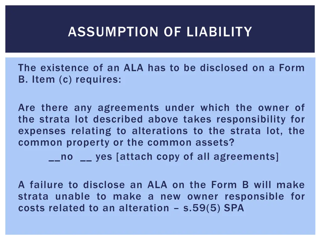 assumption of liability 3