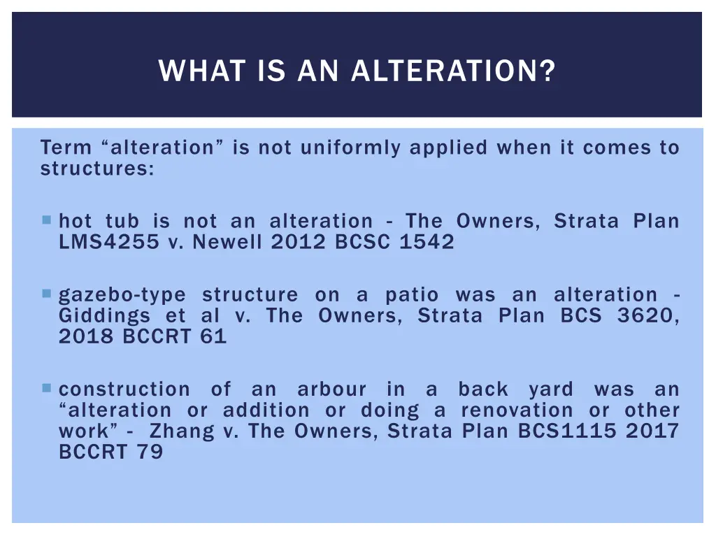 what is an alteration 7