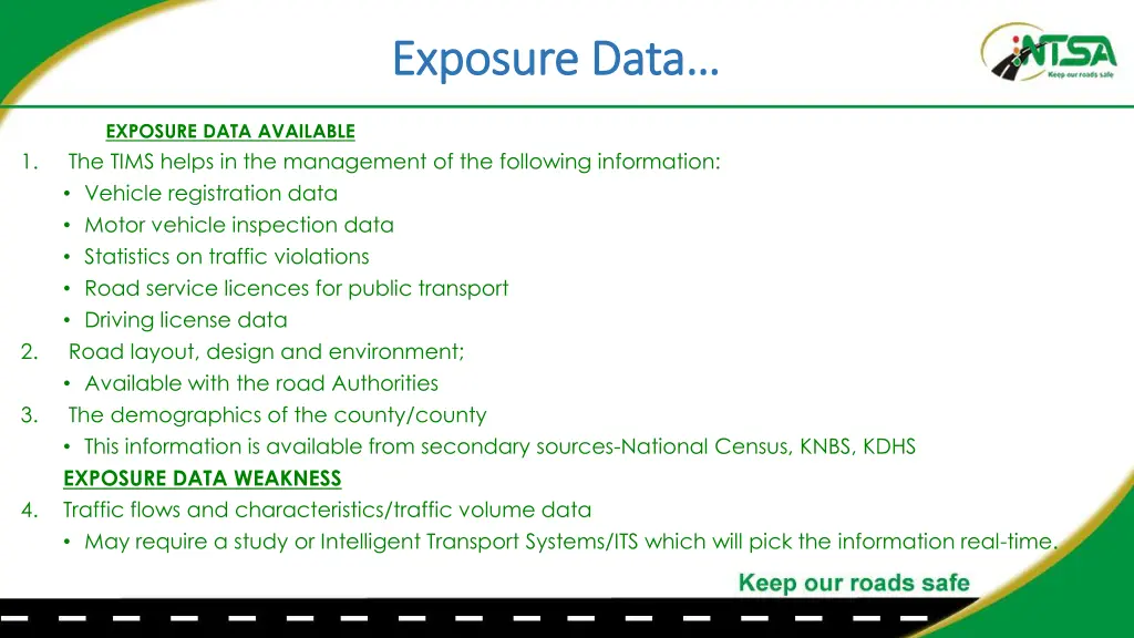 exposure data exposure data