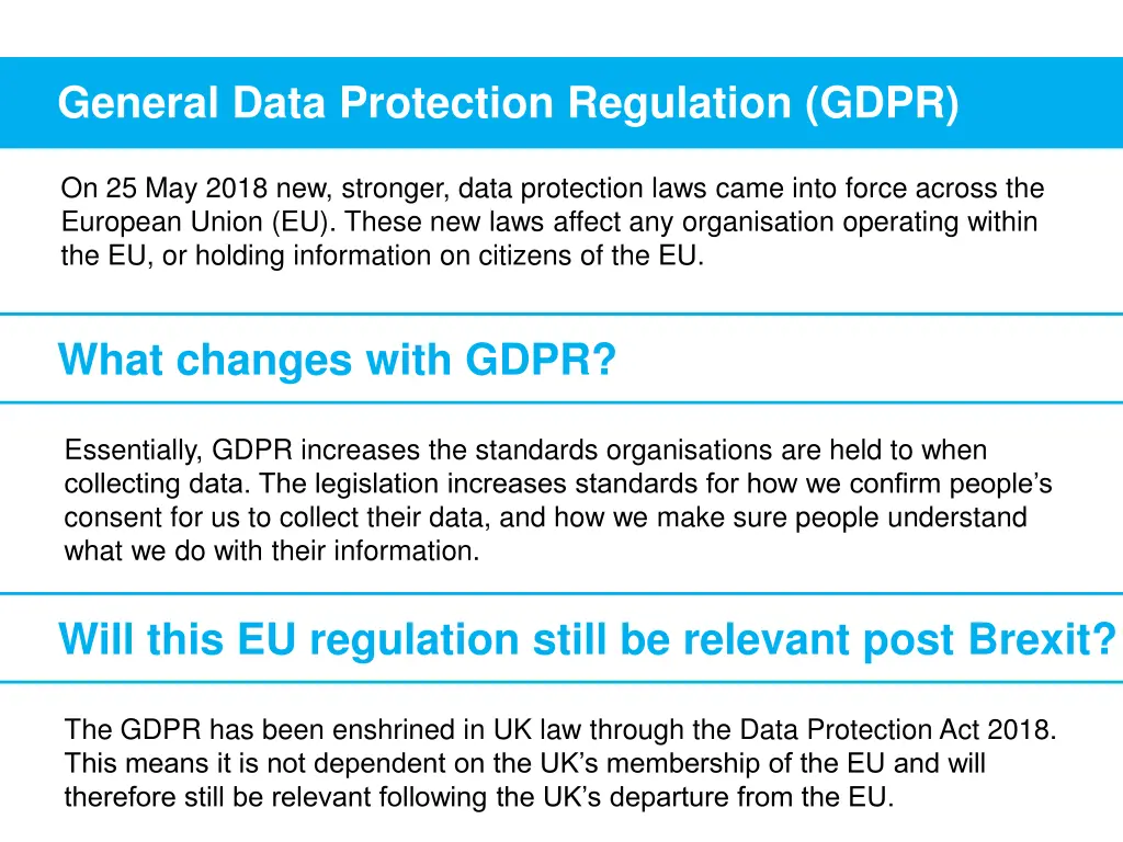 general data protection regulation gdpr