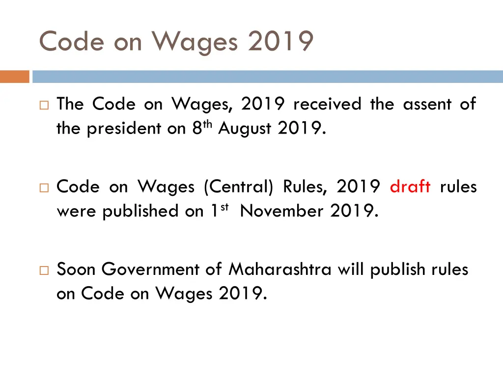 code on wages 2019