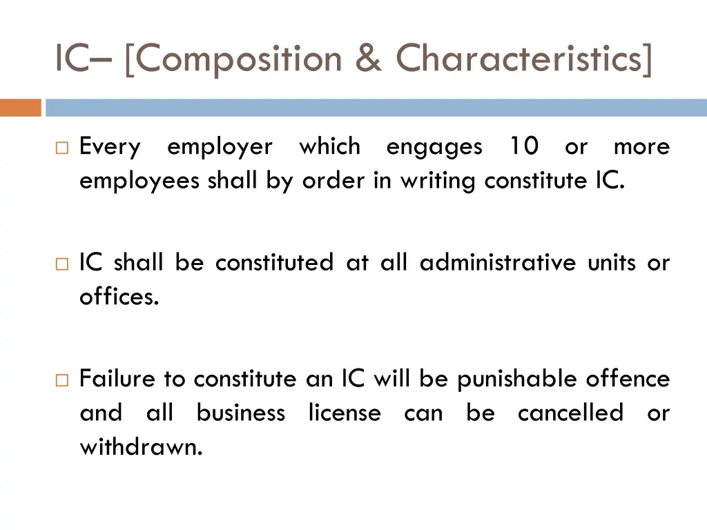 ic composition characteristics