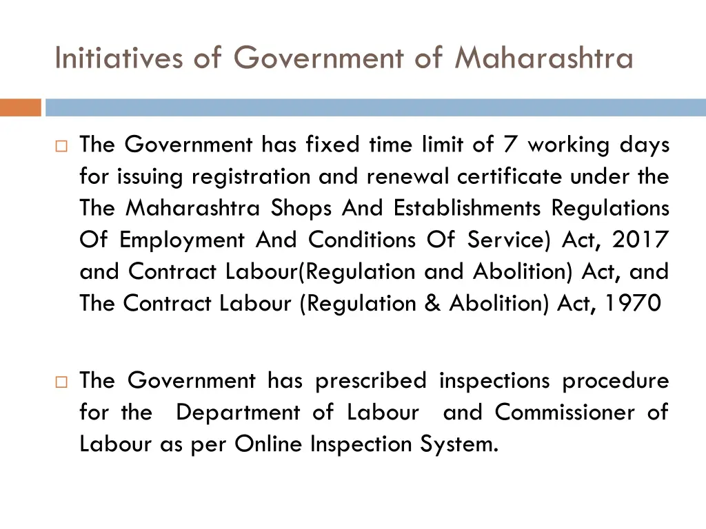 initiatives of government of maharashtra 2