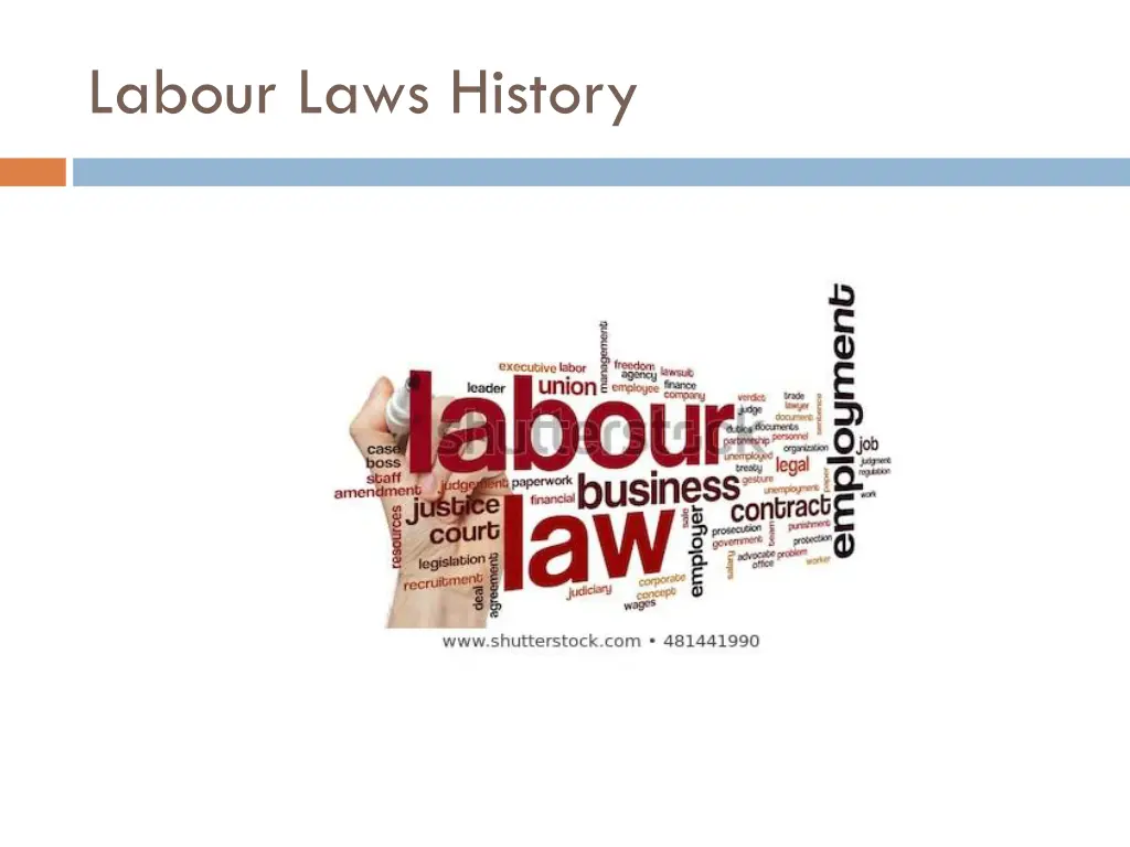 labour laws history