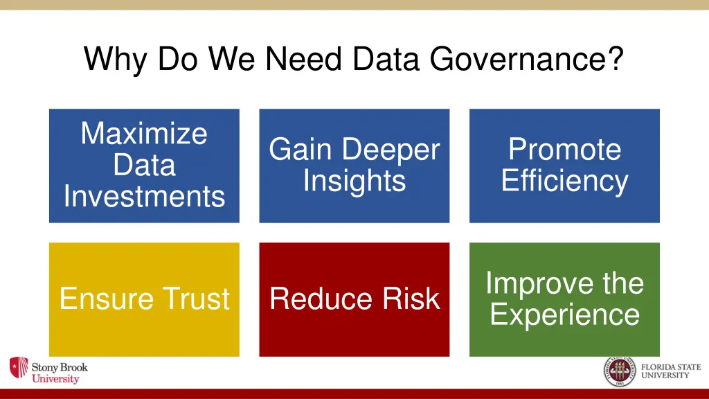 why do we need data governance