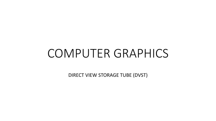 computer graphics