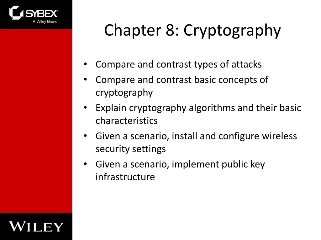 chapter 8 cryptography