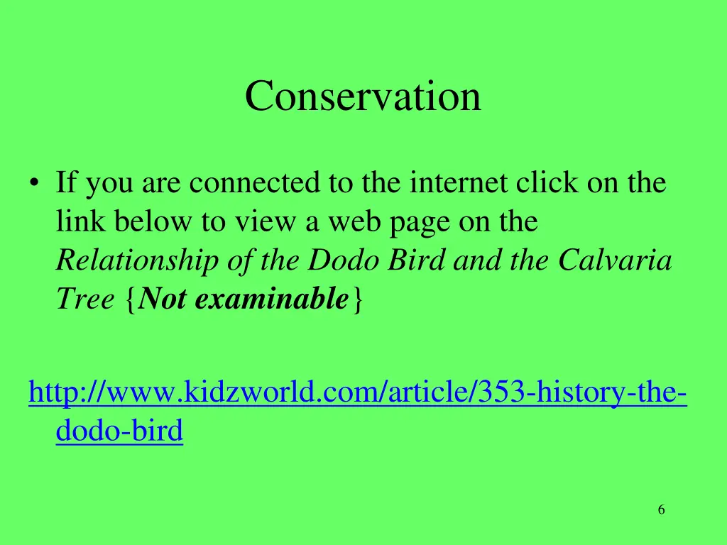 conservation 2