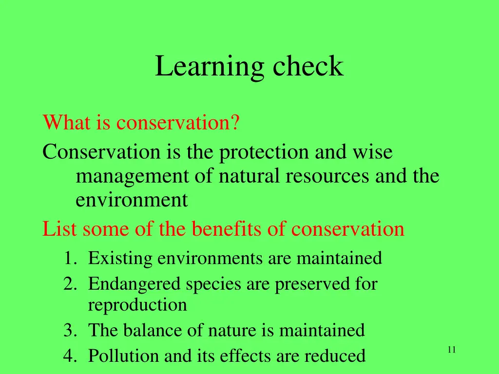 learning check 1