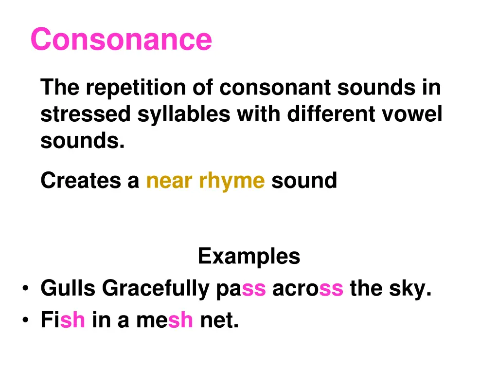 consonance