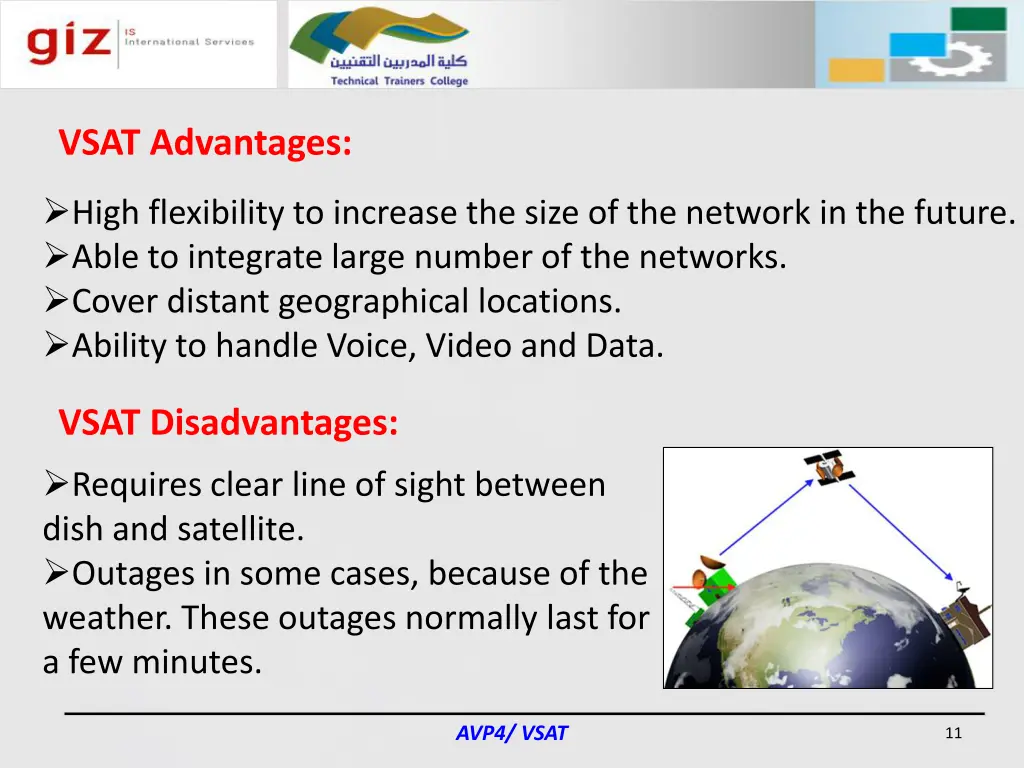 vsat advantages