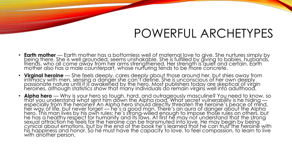 powerful archetypes 1