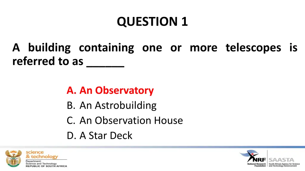 question 1 1