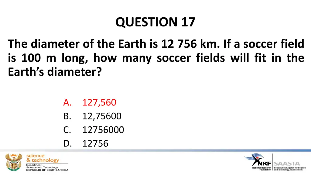 question 17