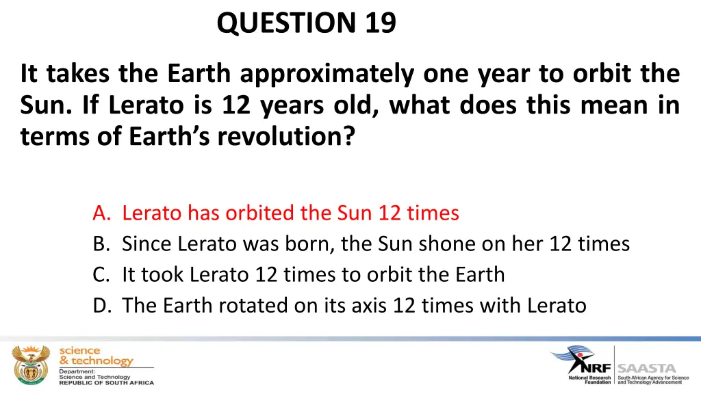 question 19