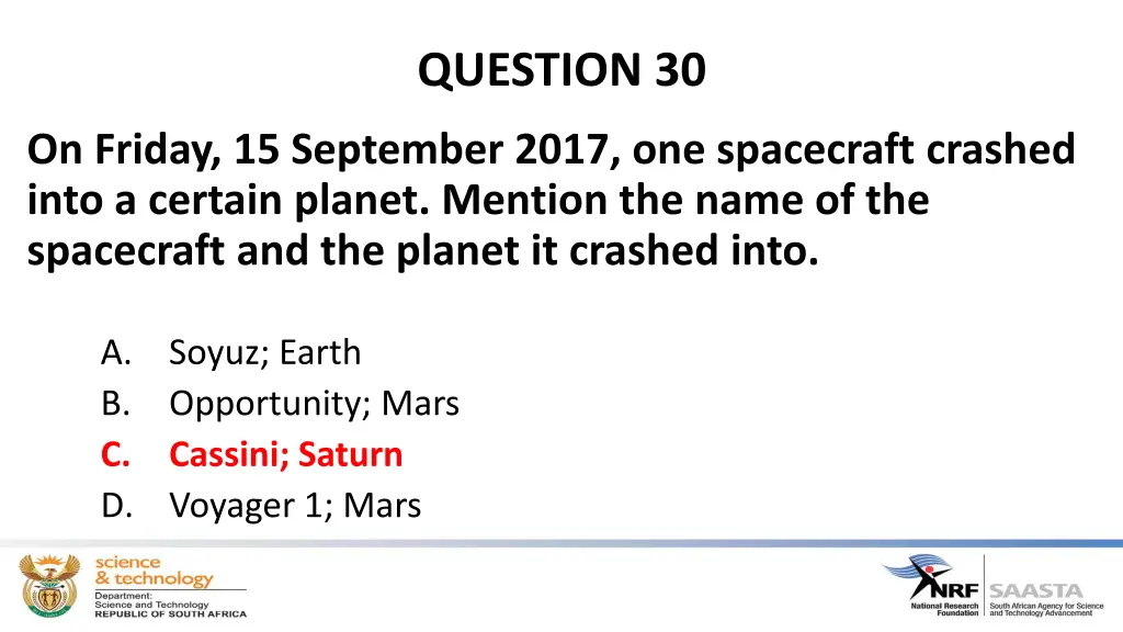 question 30