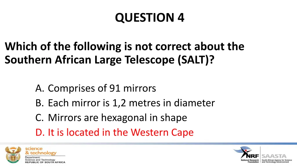 question 4