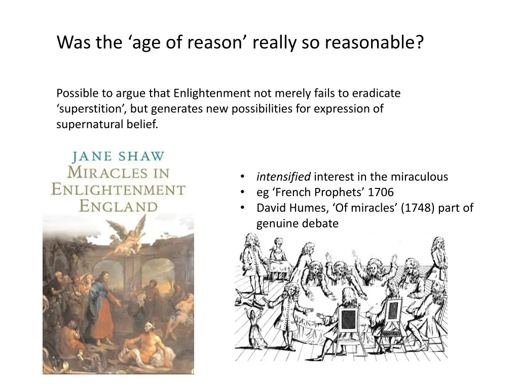 was the age of reason really so reasonable