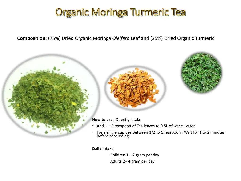 organic moringa turmeric tea organic moringa