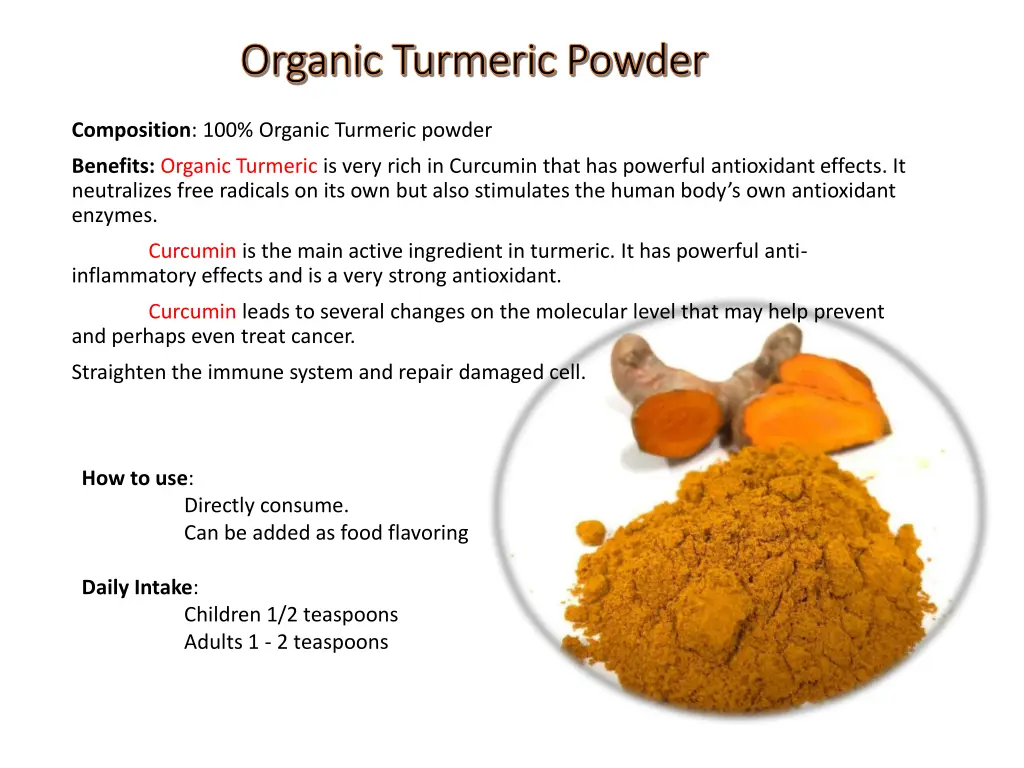 organic turmeric powder organic turmeric powder