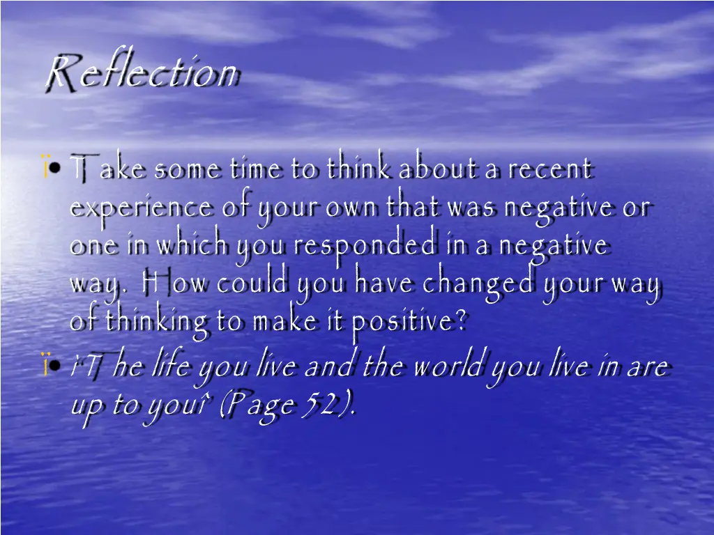 r eflection