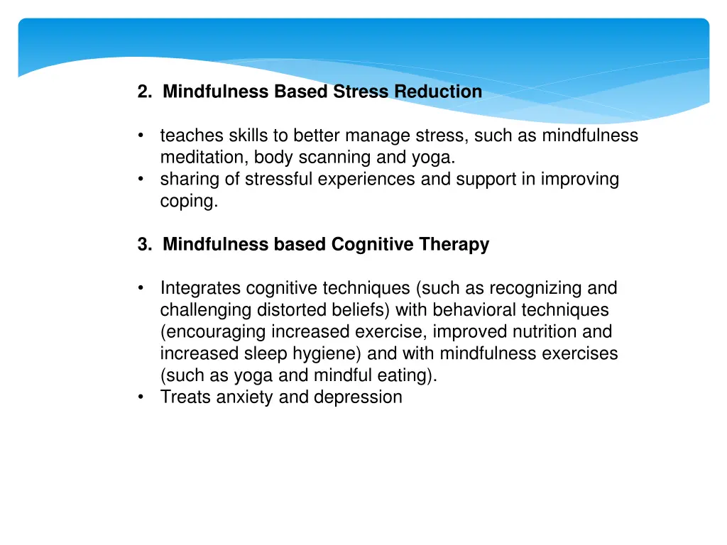 2 mindfulness based stress reduction