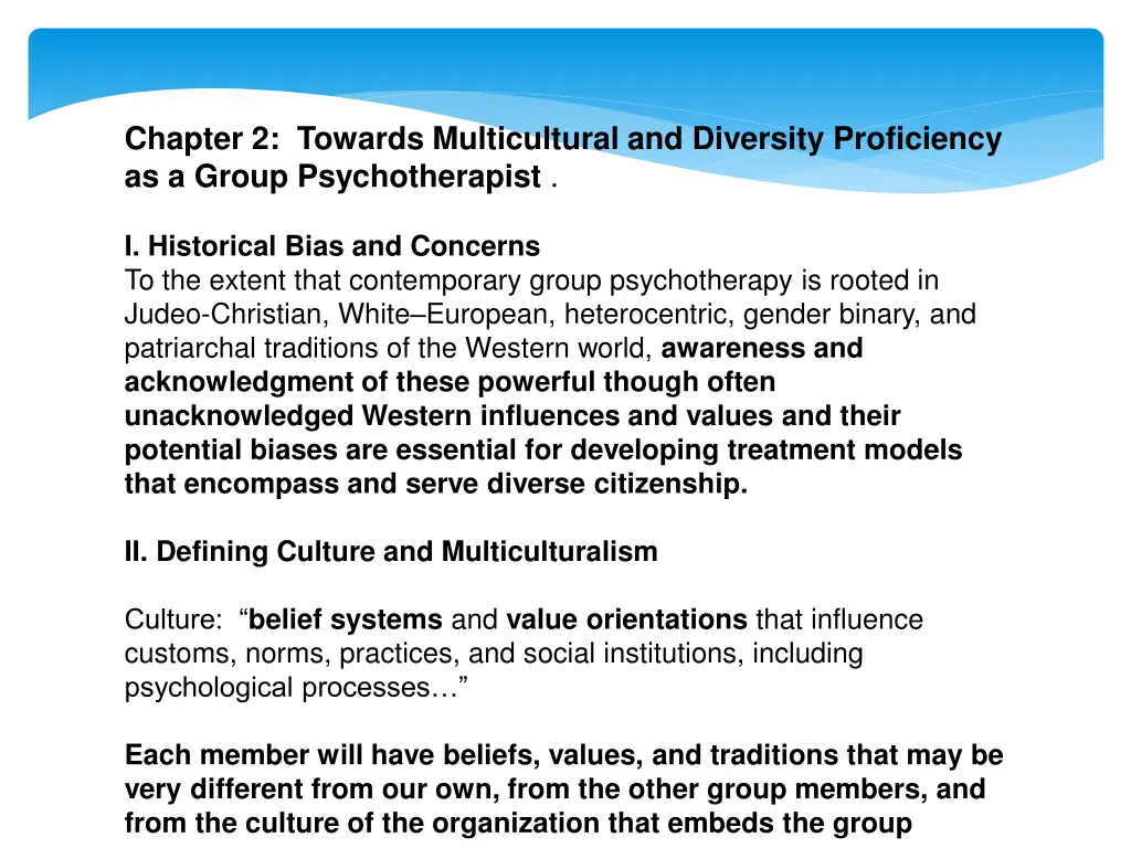 chapter 2 towards multicultural and diversity