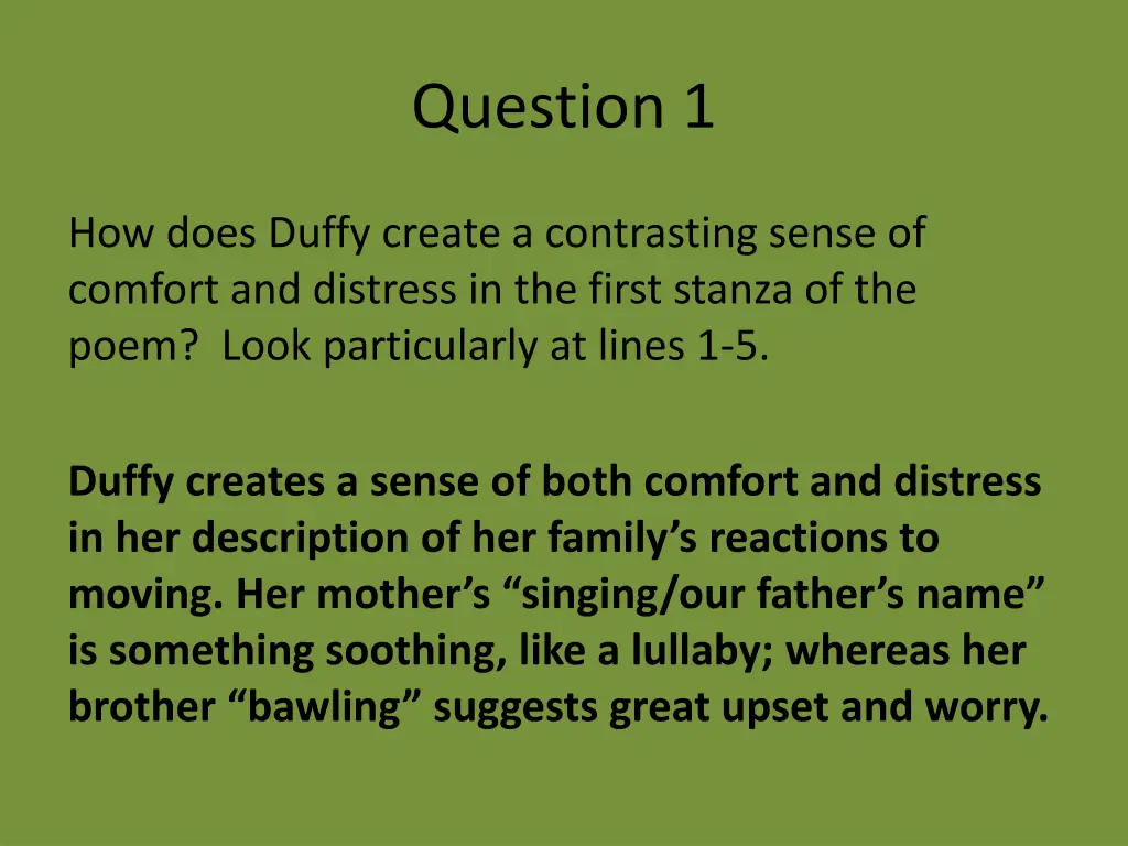 question 1