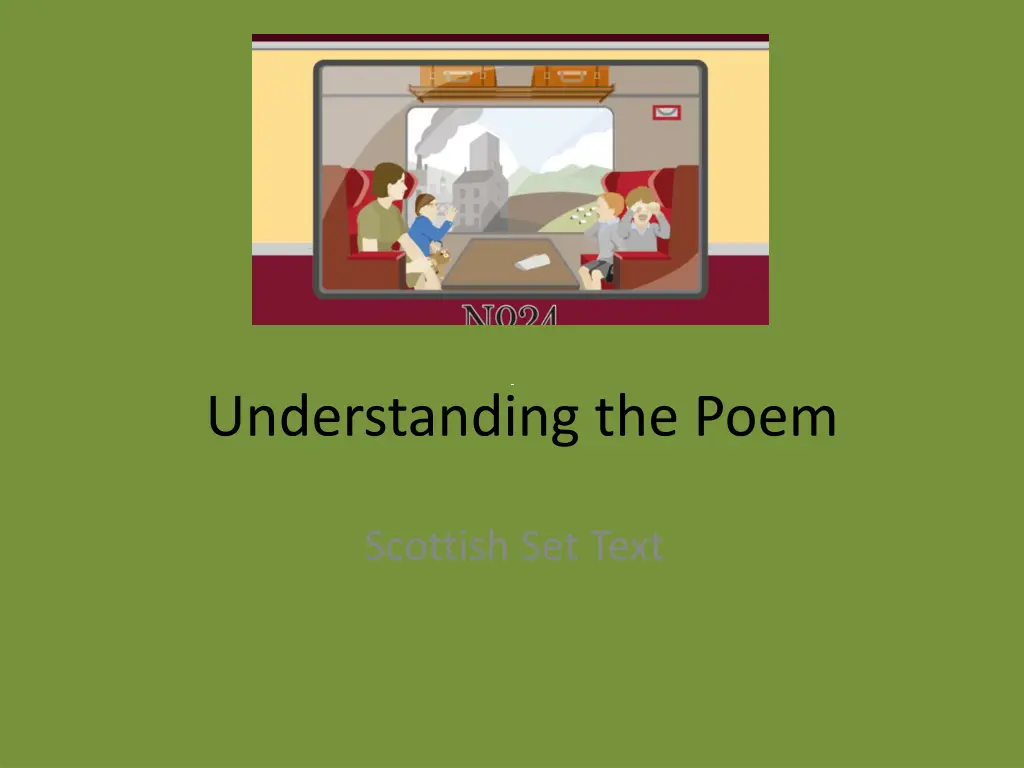 understanding the poem