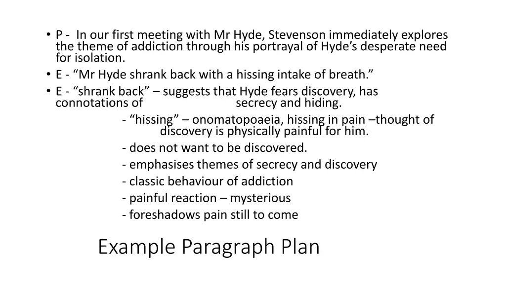 p in our first meeting with mr hyde stevenson