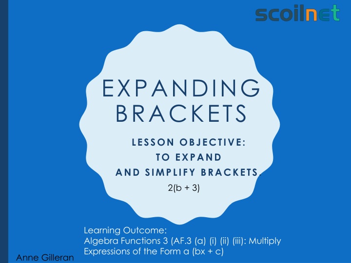 expanding brackets