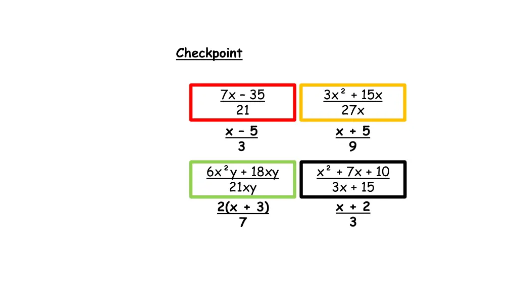 checkpoint