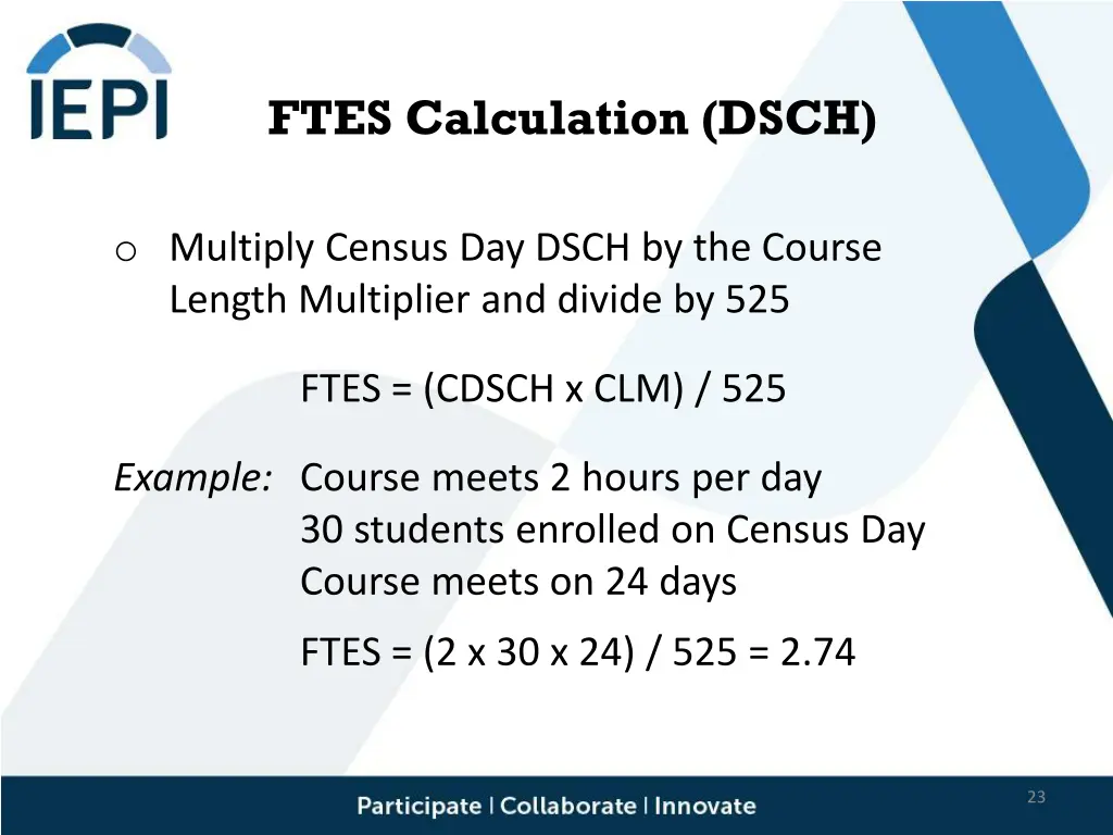 ftes calculation dsch