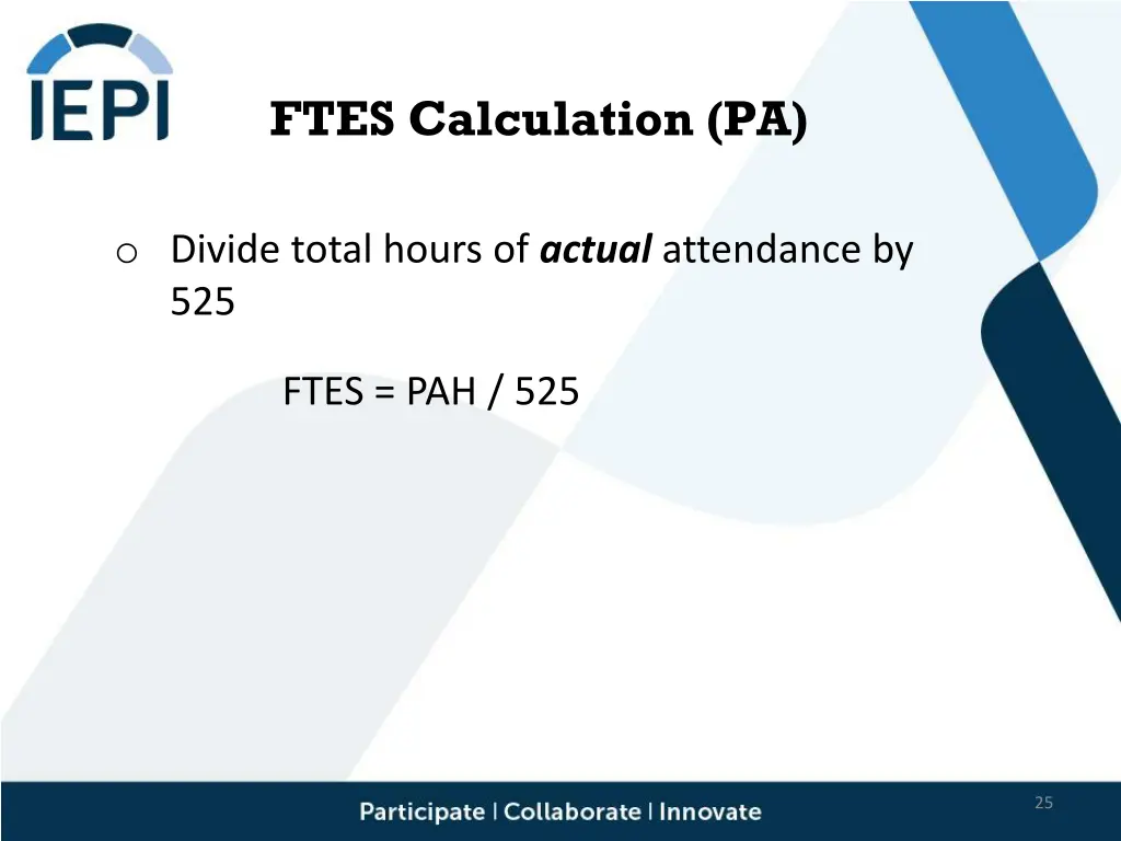 ftes calculation pa