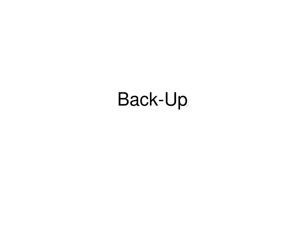 back up