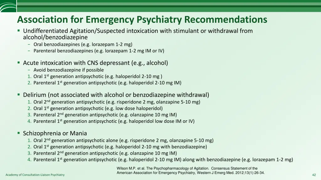 association for emergency psychiatry