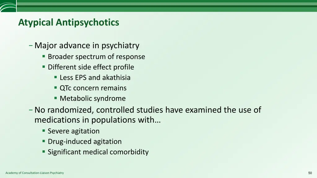 atypical antipsychotics