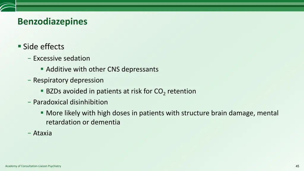 benzodiazepines 2