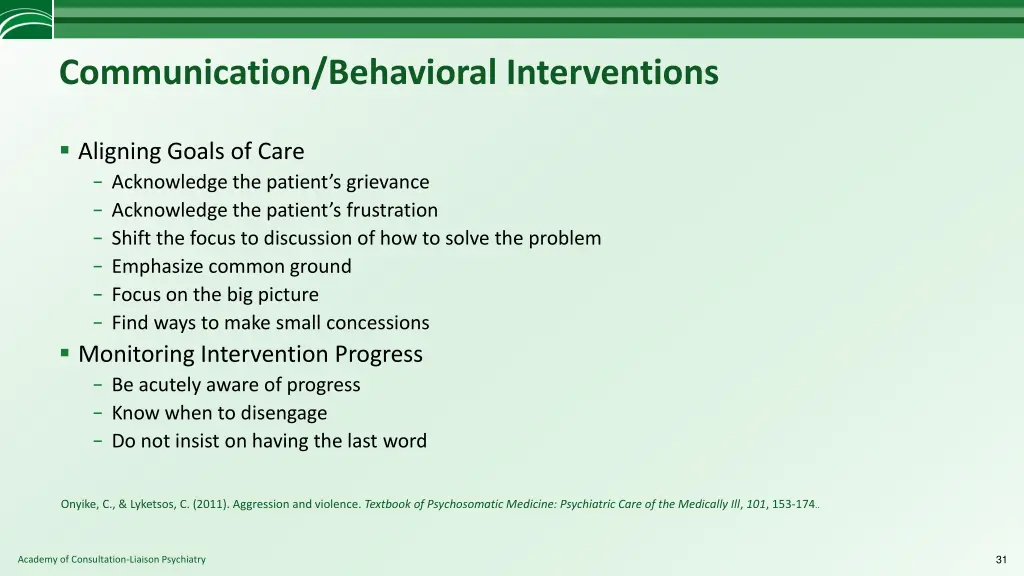 communication behavioral interventions 1