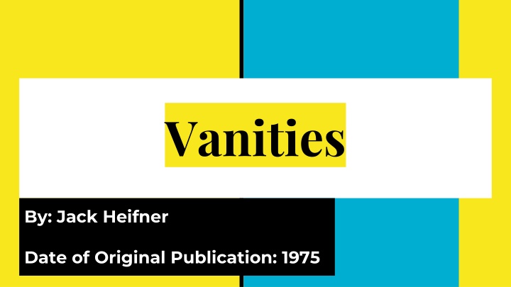 vanities